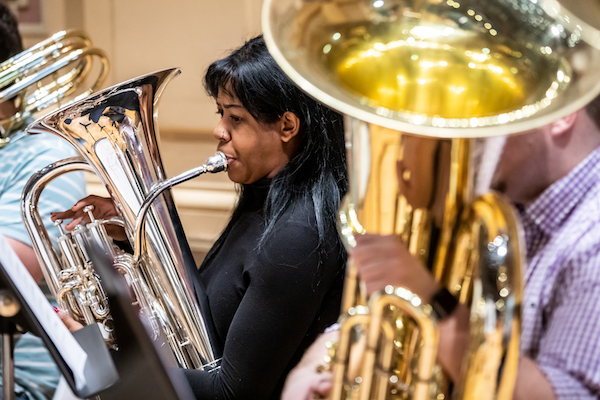 Carnegie Mellon University brass music student