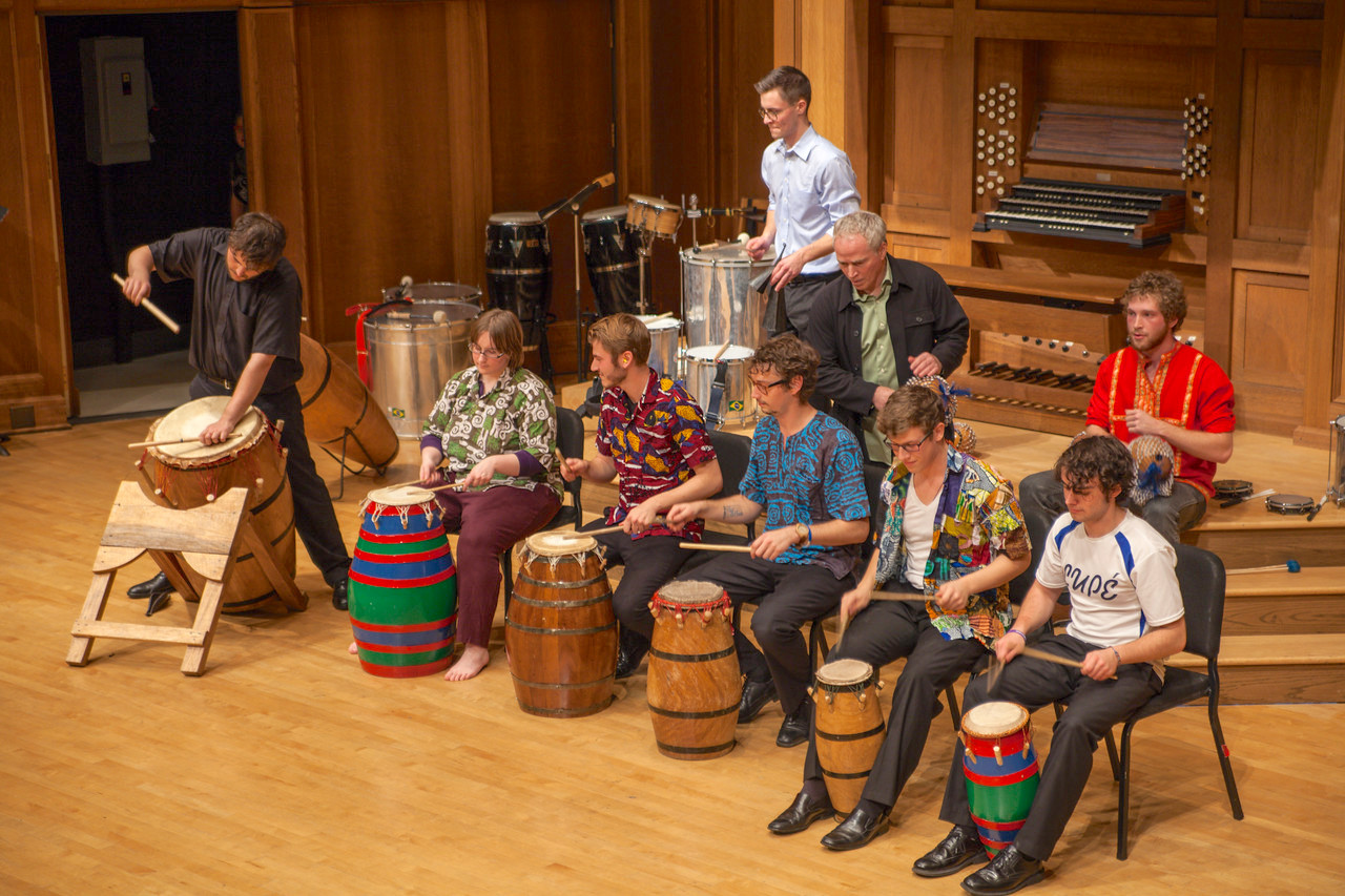 Lawrence University music drums