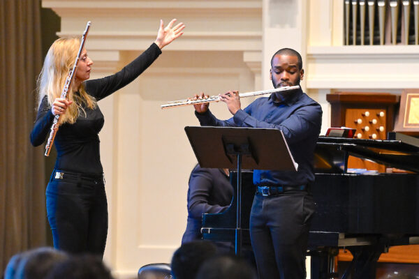Peabody Conservatory flute student