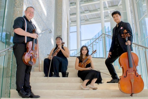 BANNER PHOTOS for Website Newsletter - CSUN Honors String Quartet 2024-25