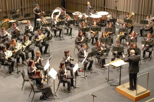 BANNER PHOTOS for Website Newsletter - CSUN WIND ENSEMBLE - Professor Stoffel at The Soraya